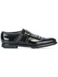 kiltie detail monk shoes