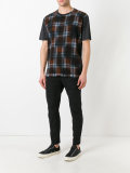 checked T-shirt