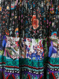 enchanted garden tiered maxi skirt
