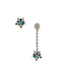 stone embellished earrings