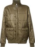 funnel neck padded jacket