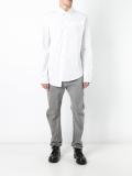 diagonal slim-fit trousers