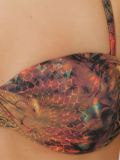 printed bandeau bikini top