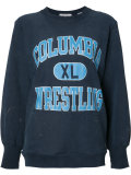 oversized printed sweatshirt