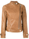 zip up biker jacket 