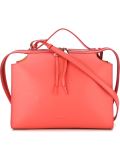 piped shoulder bag