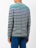 round neck striped sweater