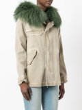 furry trim jacket 