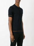 contrast stripe polo shirt 