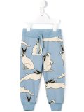 rabbit print track pants