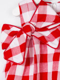 checked dress