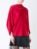 drapey boat neck top