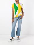 geometric print T-shirt