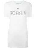 'mirror' print T-shirt