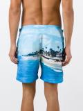 beach print swim shorts