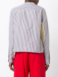 asymmetric striped shirt