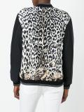 leopard print bomber jacket