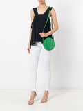 perforated logo crossbody bag