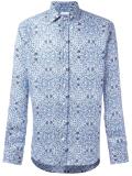 abstract print shirt