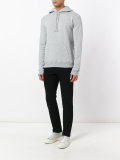 logo print hoodie