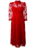 floral embroidery dress