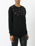 sequin lips sweater