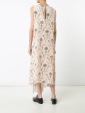 floral print asymmetric dress