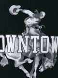 downtown印花套头衫