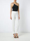 straight leg trousers