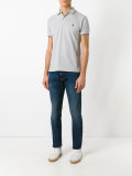 embroidered logo polo shirt 