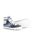 denim hi top sneakers