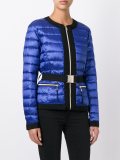 belted cropped puffer jacket