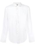 front pocket plain shirt