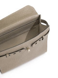 grained crossbody bag