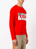logo print sweatshirt
