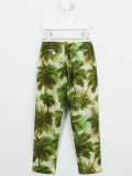palm tree print trousers 
