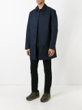 concealed button coat