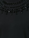 embellished neck T-shirt