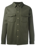 buttoned shirt jacket