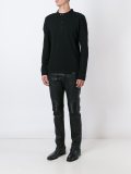'Shoreham' collarless polo shirt