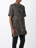 abstract printed tunic