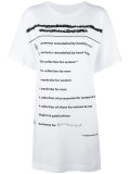 list print oversized T-shirt