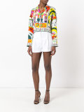 pleated deck shorts