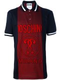 logo拼色polo衫