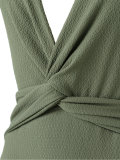 v neck swimsuit