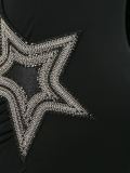 珠绣星星长款连衣裙