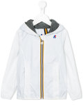 zipped raincoat 