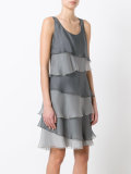 ruffled layered dress