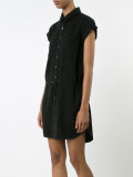 drawstring shirt dress