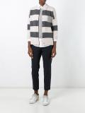 striped cardigan